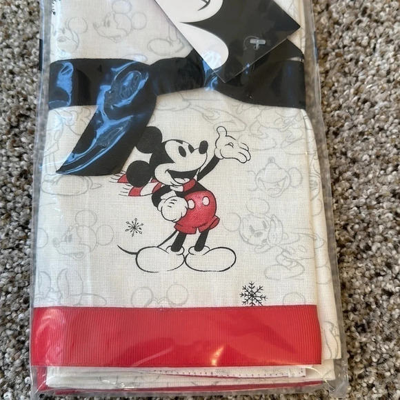 Pottery Barn Mickey Mouse Tea Towels, NIP - Picture 2 of 4